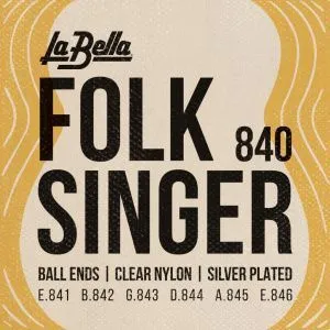 La Bella 840 Folksinger Комплект струн для классической гитары.
