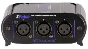 ART Xpatch Патчбэй компактный 3-х канальный с разъемами XLR.