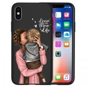 Чехол для смартфона  iPhone7/8. Baby Mom.