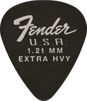 Fender 351 Dura-Tone 1.21 12 PK Black Медиатор.