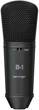 Behringer B-1 Dark Edition Студийный конденсаторный микрофон с большой диафрагмой (в черном цвете).