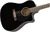 Fender CD-60SCE Black Электроакустическая гитара.-3