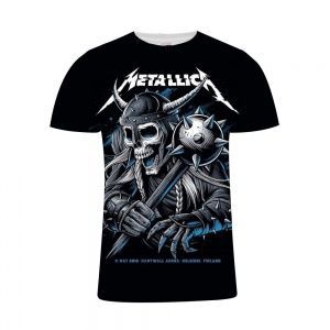 Футболка с принтом Metallica. Размер S.