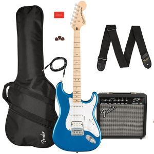 Fender Squier Affinity Stratocaster HSS Pack Lake Placid Blue Гитарный комплект.