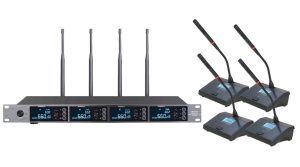 LAudio LS-215-C Беспроводная конференц-система, 4 конференц-микрофона.