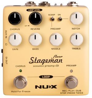 Nux NAP-5 Stageman Floor Предусилитель для акустической гитары.