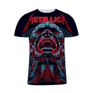 Футболка с принтом Metallica. Размер L.