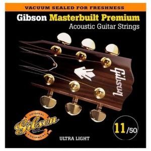 Gibson SAG-MB11 Masterbuilt Phosphor BR (11-52) Комплект струн для акустической гитары.