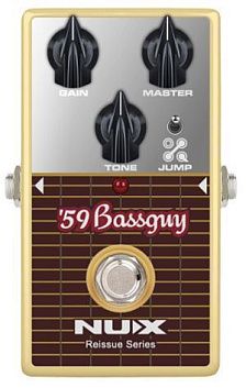 Nux NRO-7 '59 Bassguy Overdrive Гитарная педаль эффектов.